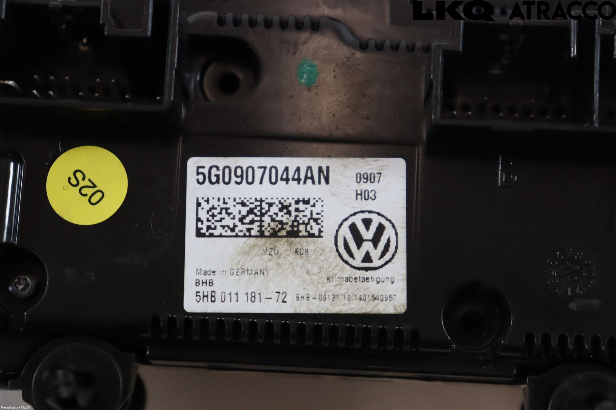 Volkswagen VW GOLF SPORTSVAN 15-20 Varmeapparat Panel(Regulering)