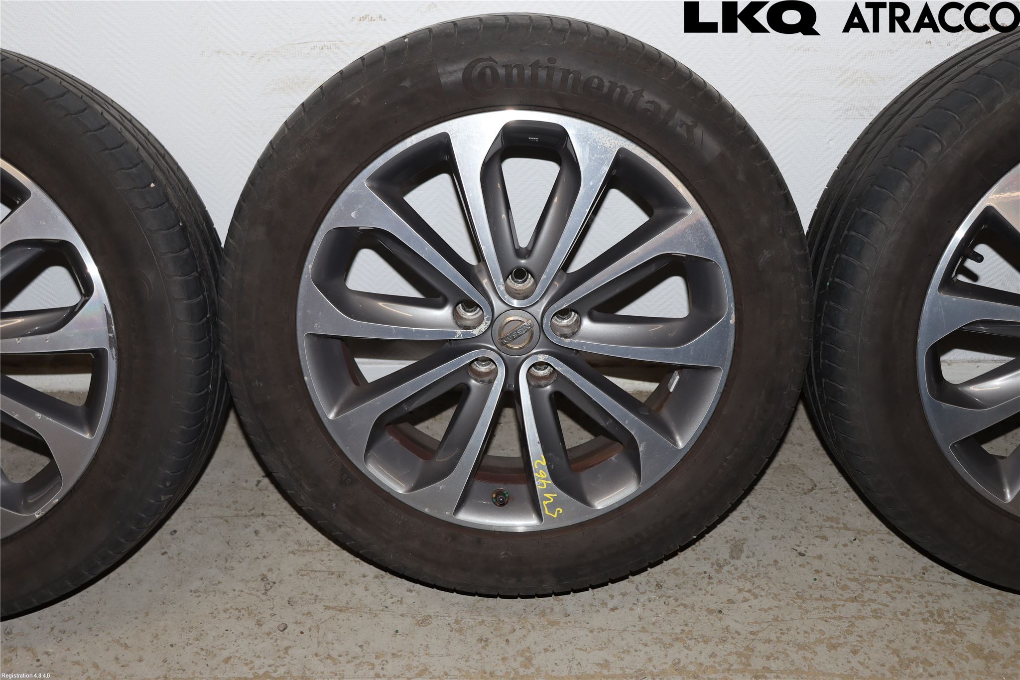 Nissan QASHQAI 10-14 Dekk Sommer På Alu Felg 4Stk