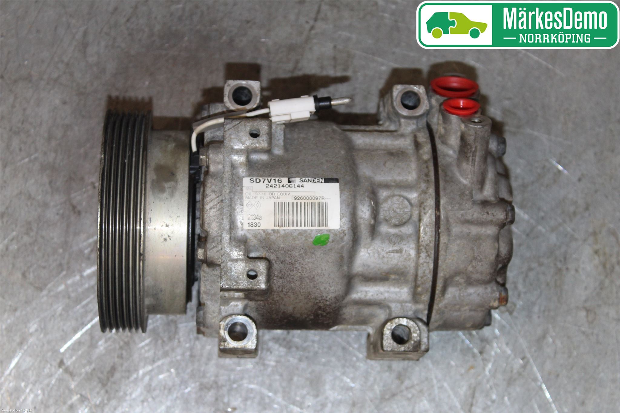 Dacia SANDERO 09-13 Varme Ac Kompressor