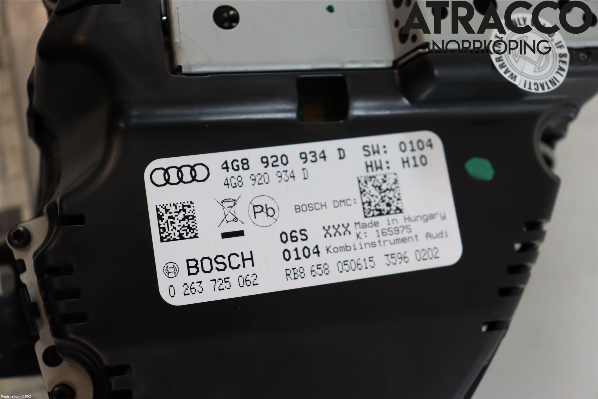 Audi A6/S6 4G 11-18 Instr Kombinert