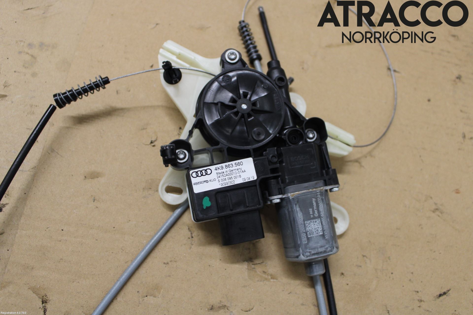 Audi A6 F2/C8 19- Innr Innsyn Beskytelse Stv