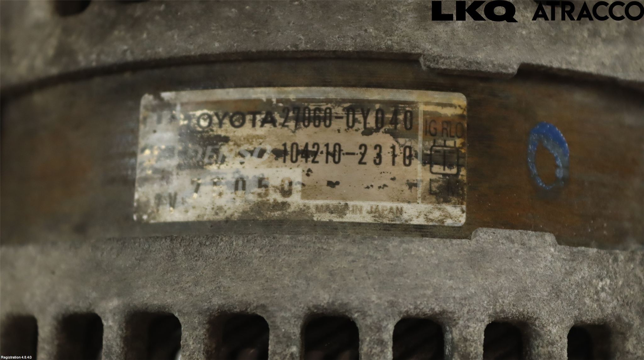 Toyota YARIS XP90 06-11 Dynamo