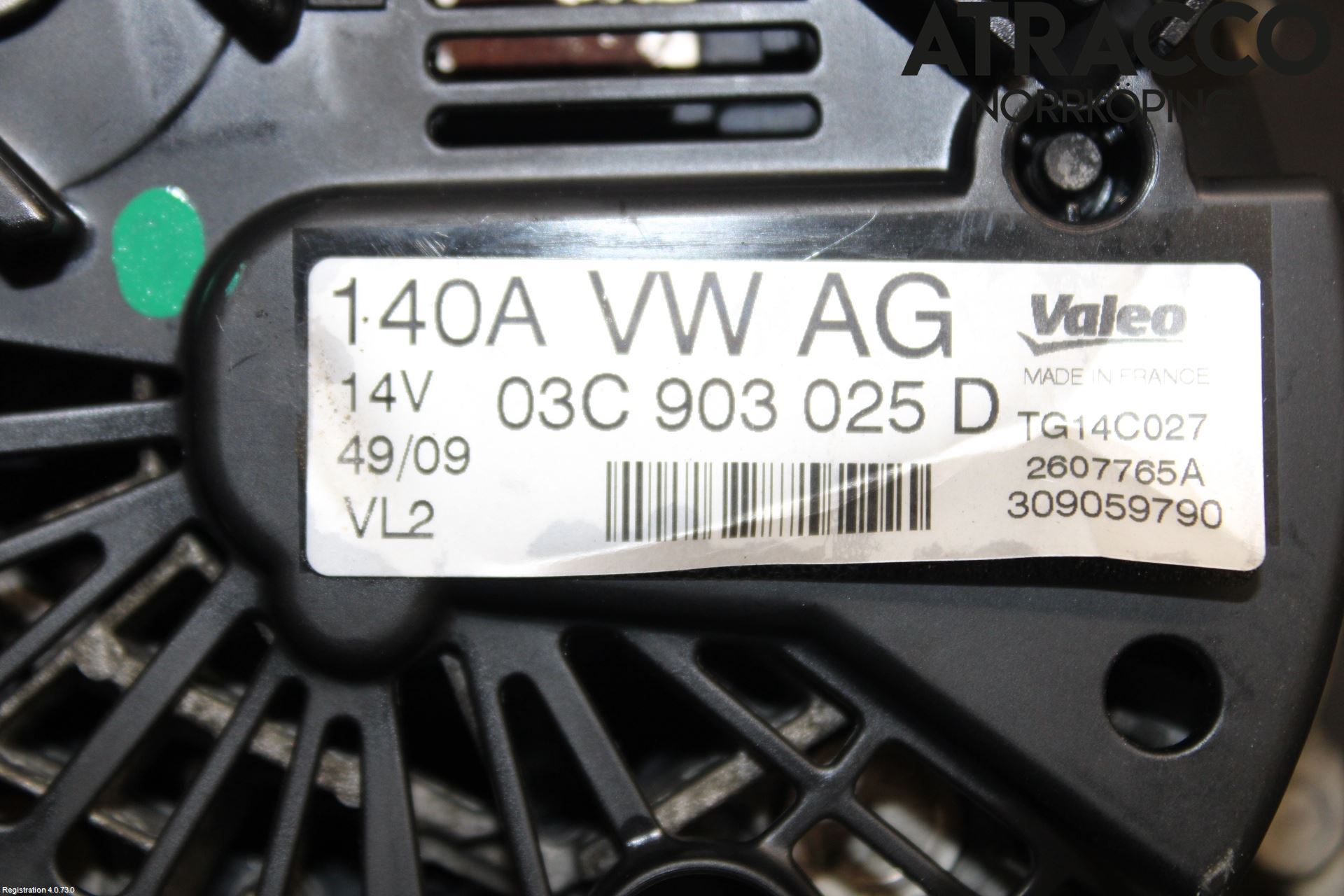 Volkswagen VW PASSAT 05-11 Dynamo