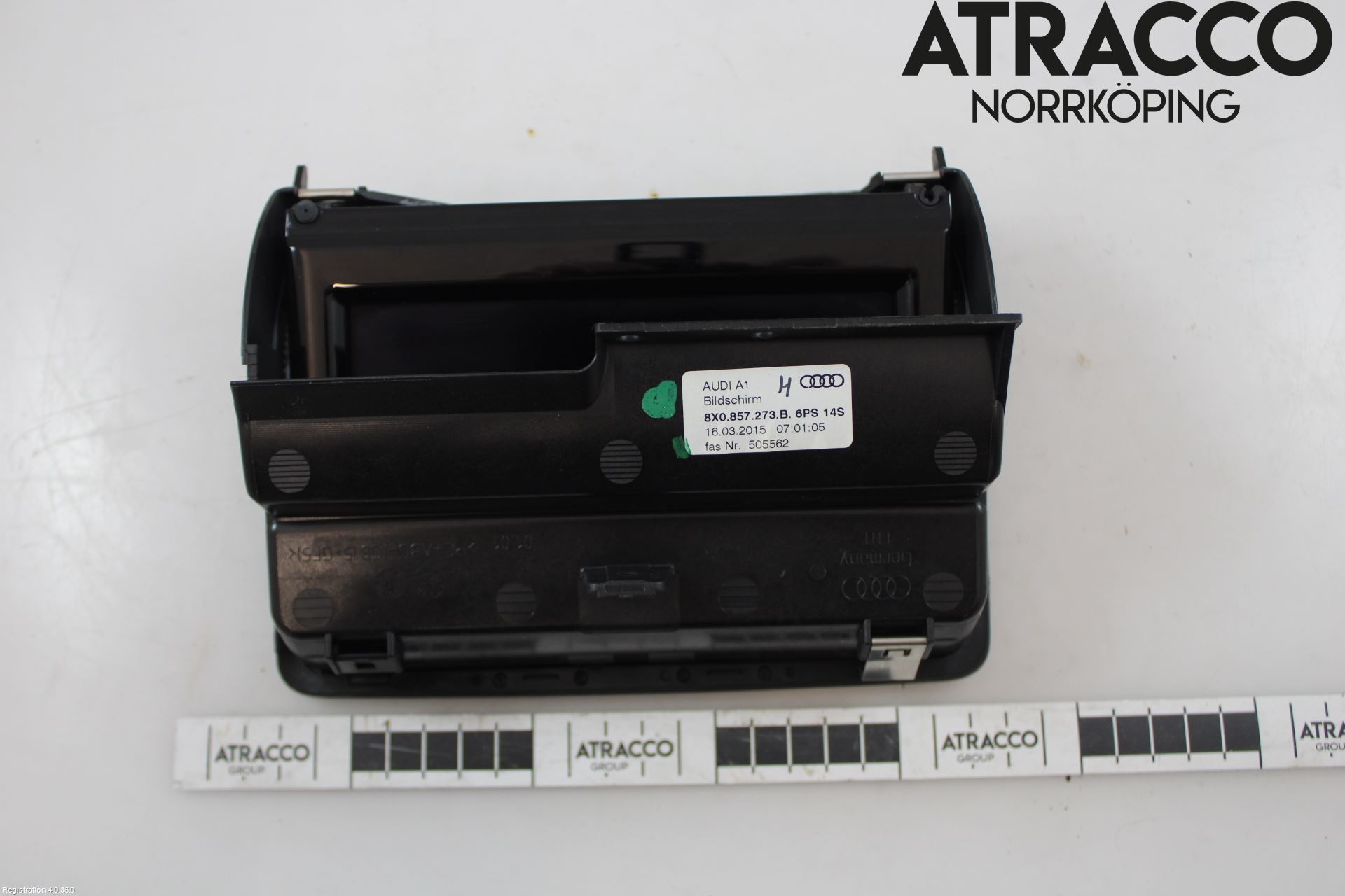 Audi A1/S1 11-18 Instr Skjerm Dvd-Gps-Ac-Tlf
