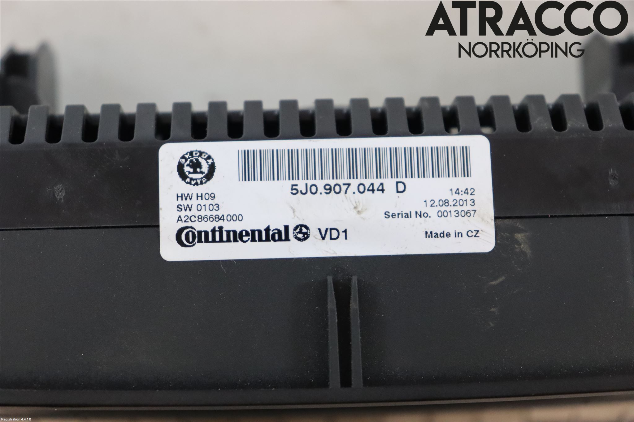 Skoda FABIA 07-14 Varmeapparat Panel(Regulering)