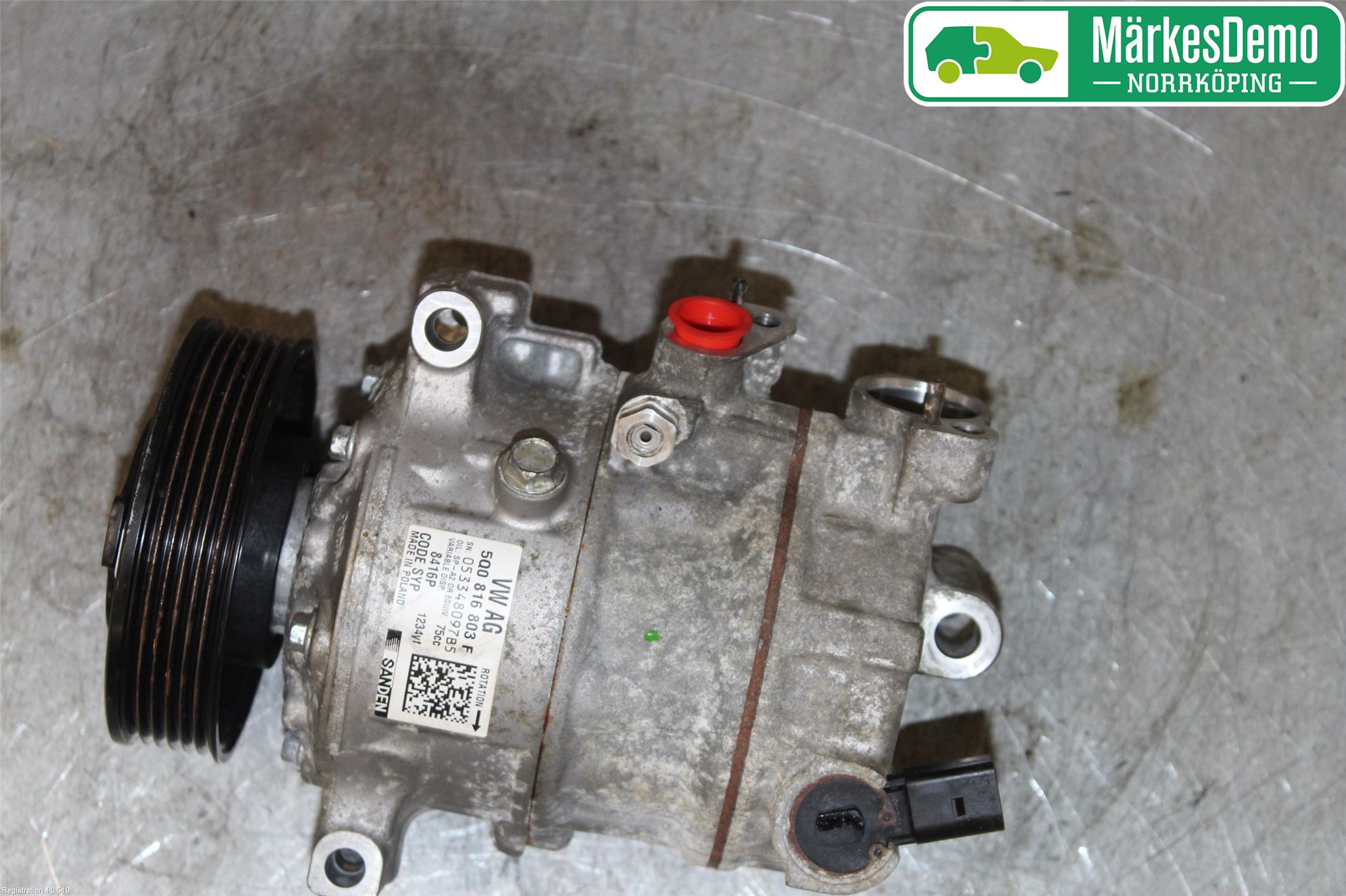 Skoda OCTAVIA (5E) 13-20 Varme Ac Kompressor