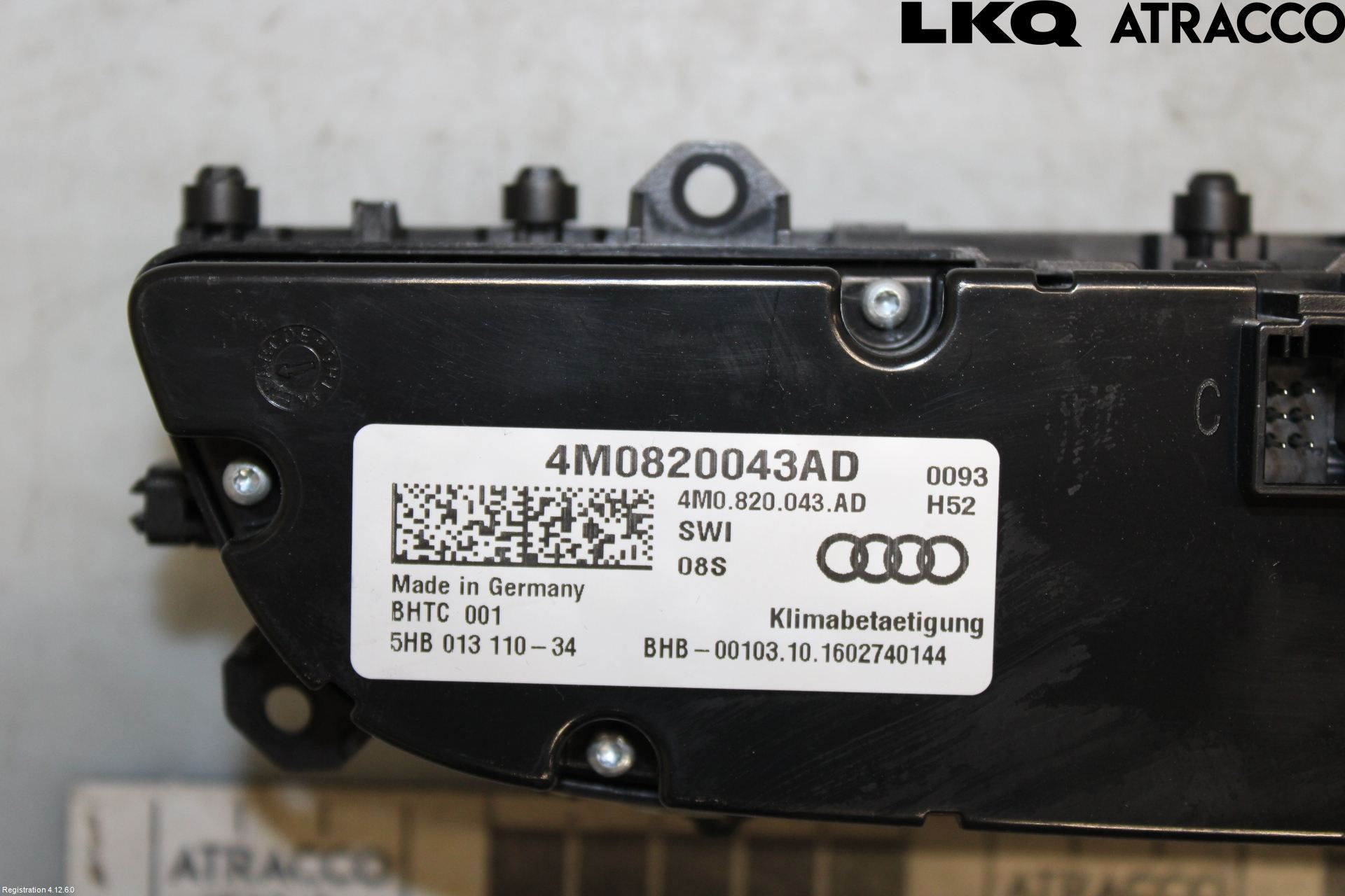 Audi Q7/SQ7 Varmeapparat Panel(Regulering)