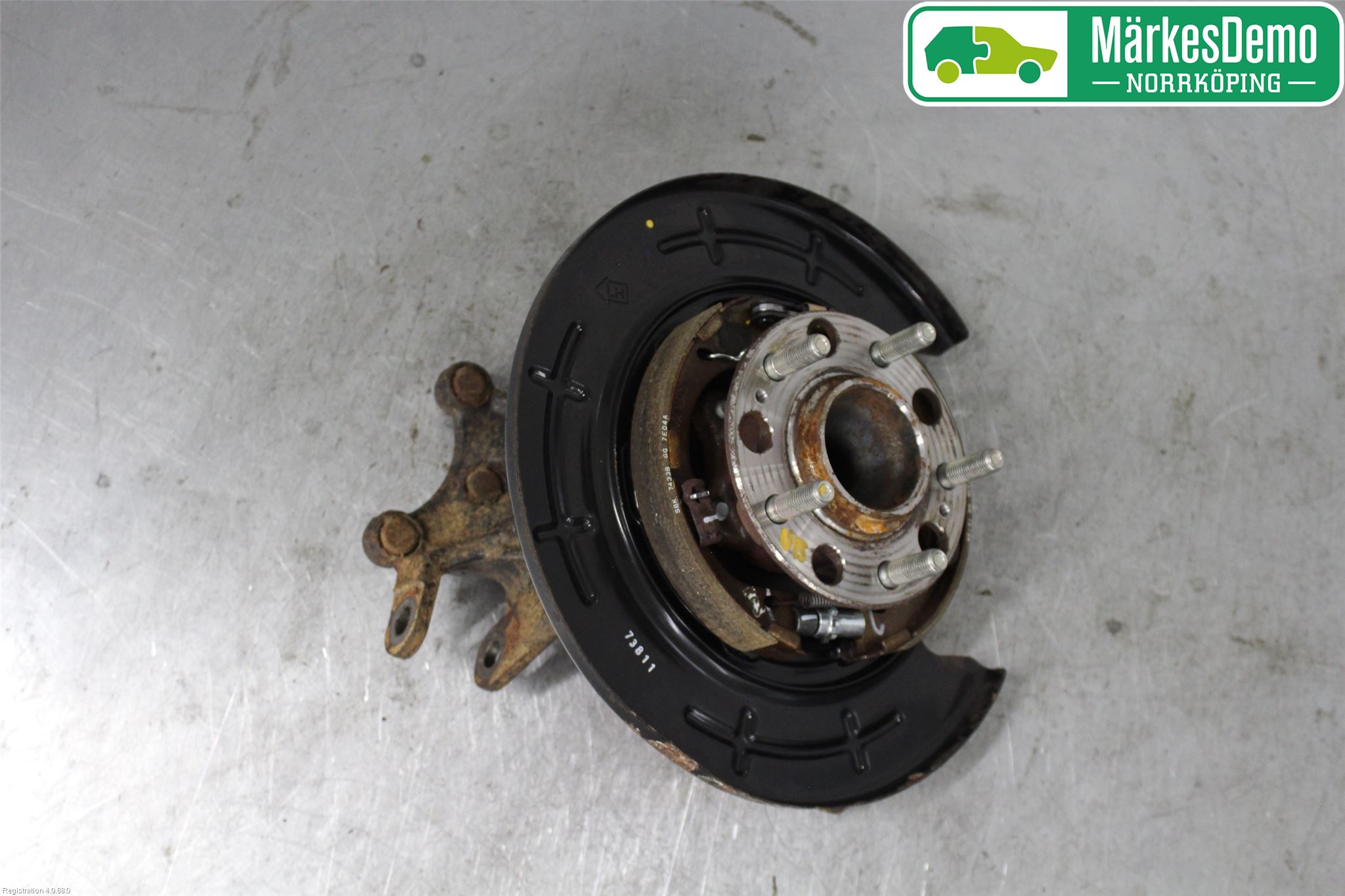 Hyundai TUCSON 05- Spindel Vb