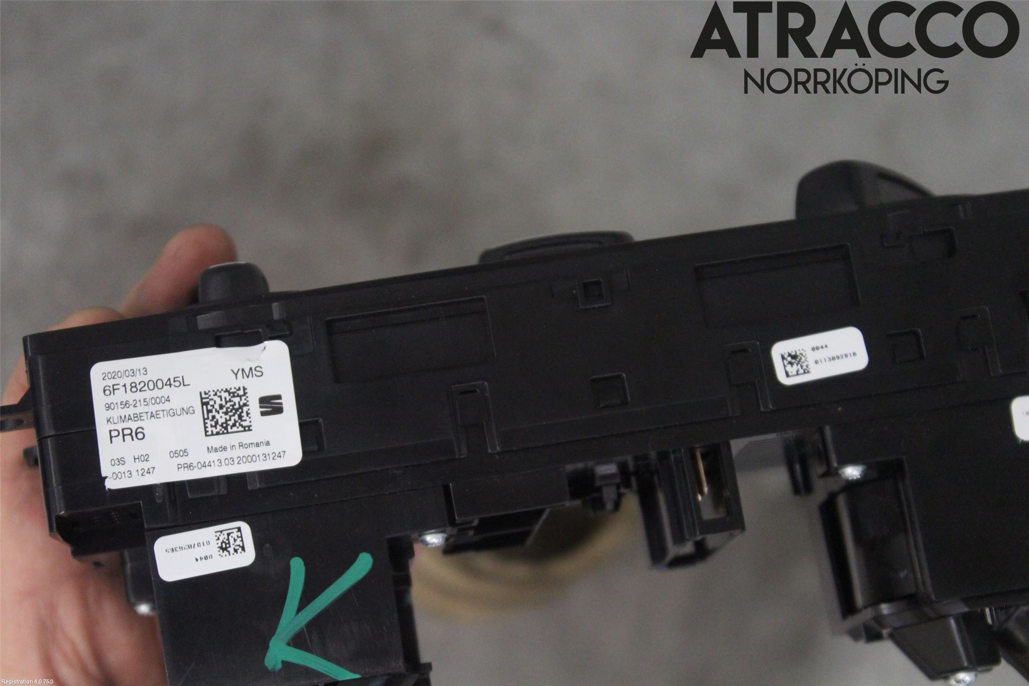 Seat ARONA Varmeapparat Panel(Regulering)