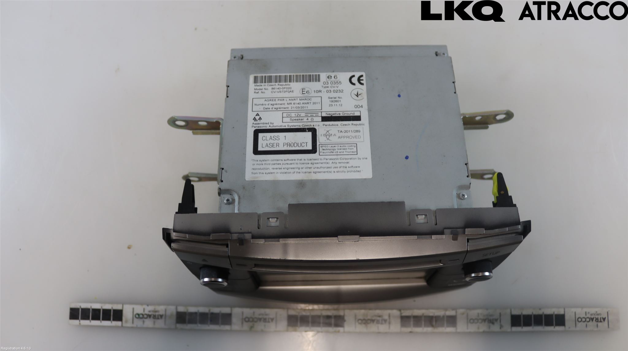 Toyota VERSO 09-18 Stereo Radio Med Cd