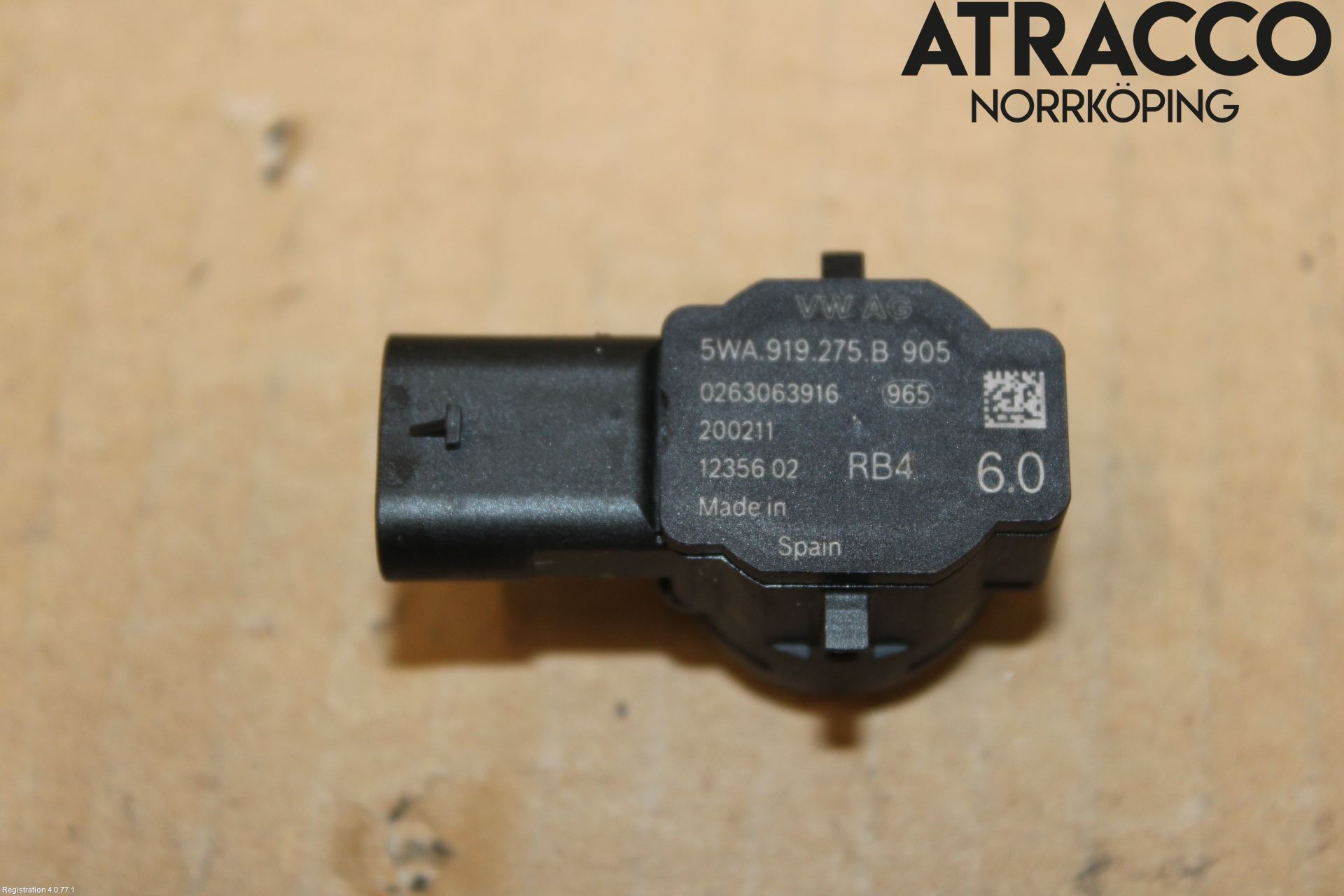 Volkswagen VW GOLF / E-GOLF VIII 20- Sensor Ryggesensor