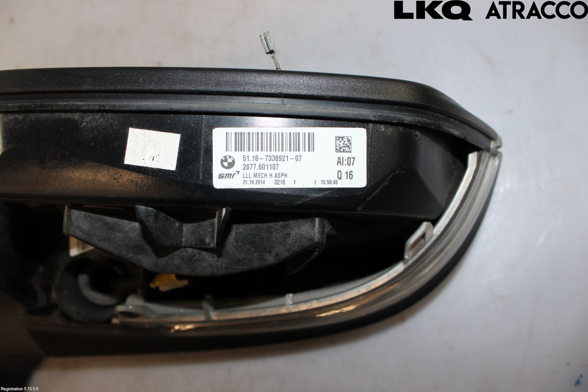 BMW 3 F30/F31/F80 12-19 Speil V M-El Justering