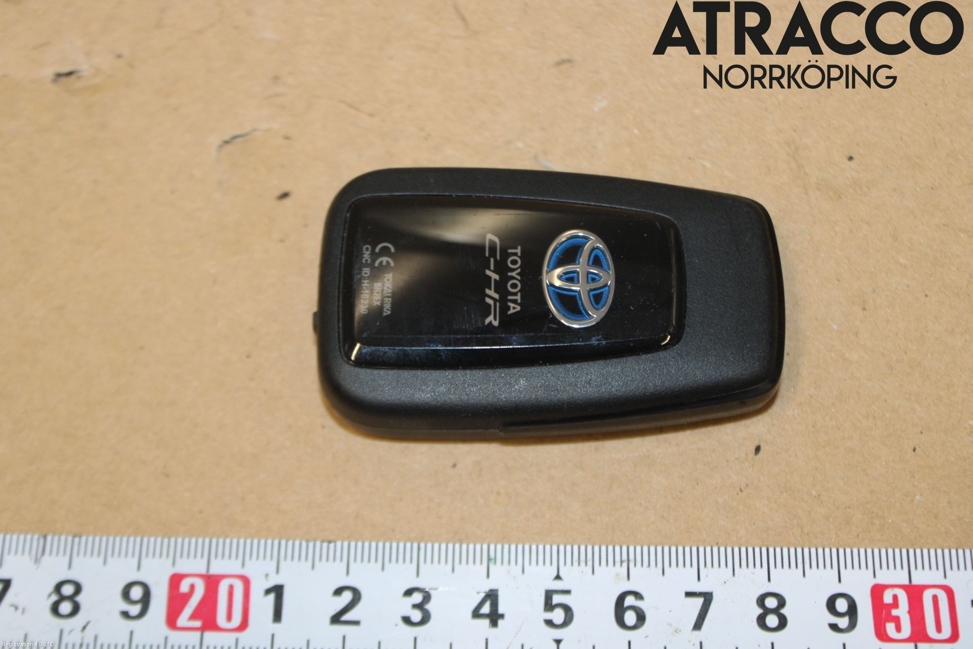 Toyota C-HR 16-23 Nøkkel Fjernkontroll -Alarm