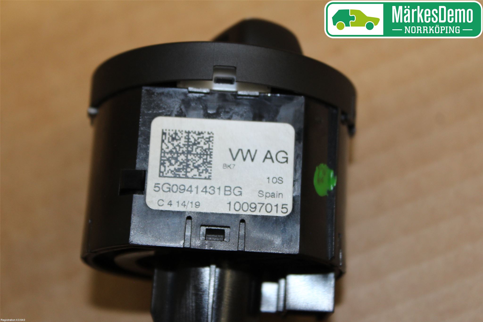 Volkswagen VW GOLF / E-GOLF VII 13-20 Bryter Hovedlys