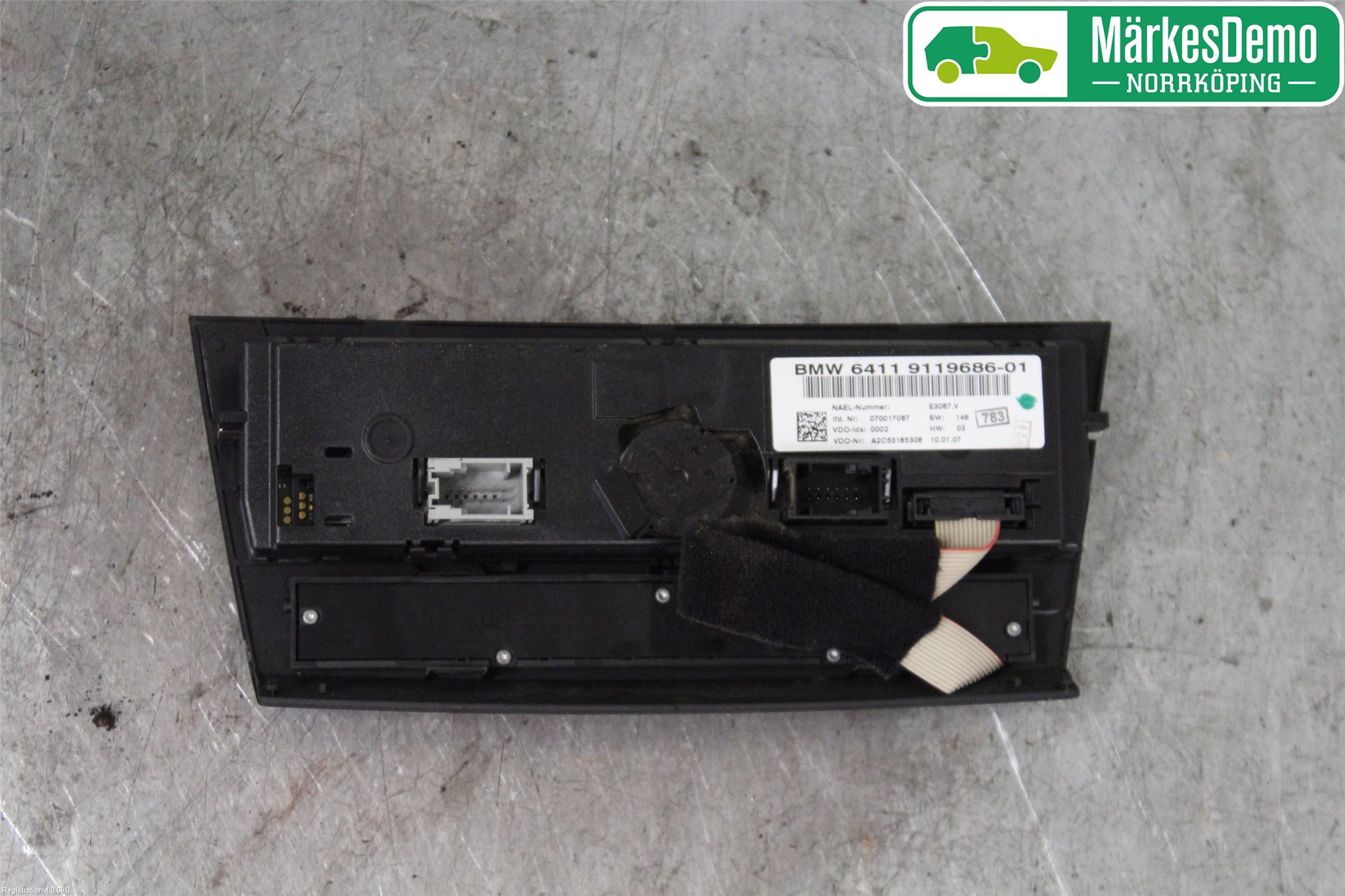 BMW 3 E90/91 SED/TOU 05-12 Varmeapparat Panel(Regulering)