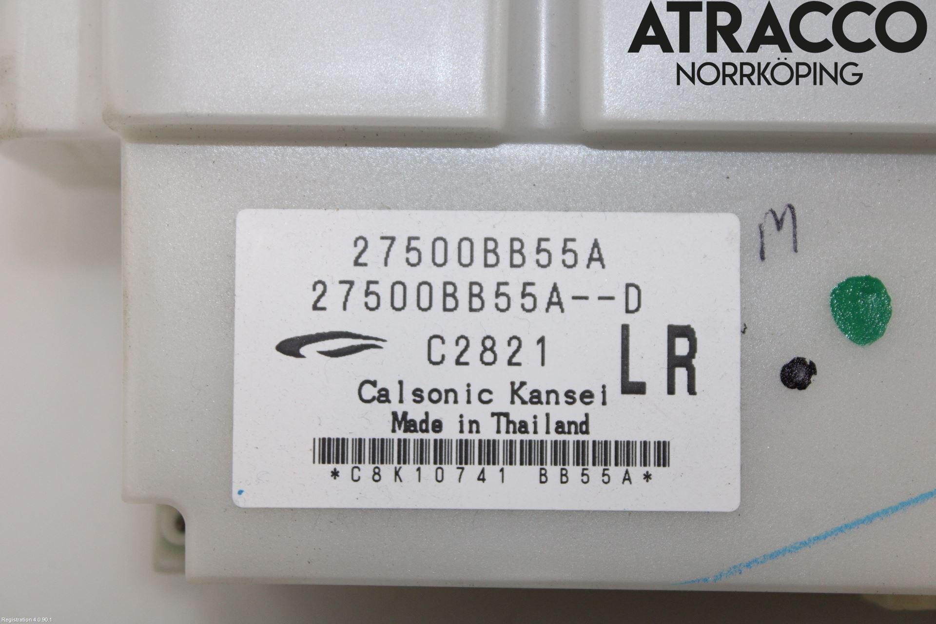 Nissan QASHQAI 10-14 Varmeapparat Panel(Regulering)