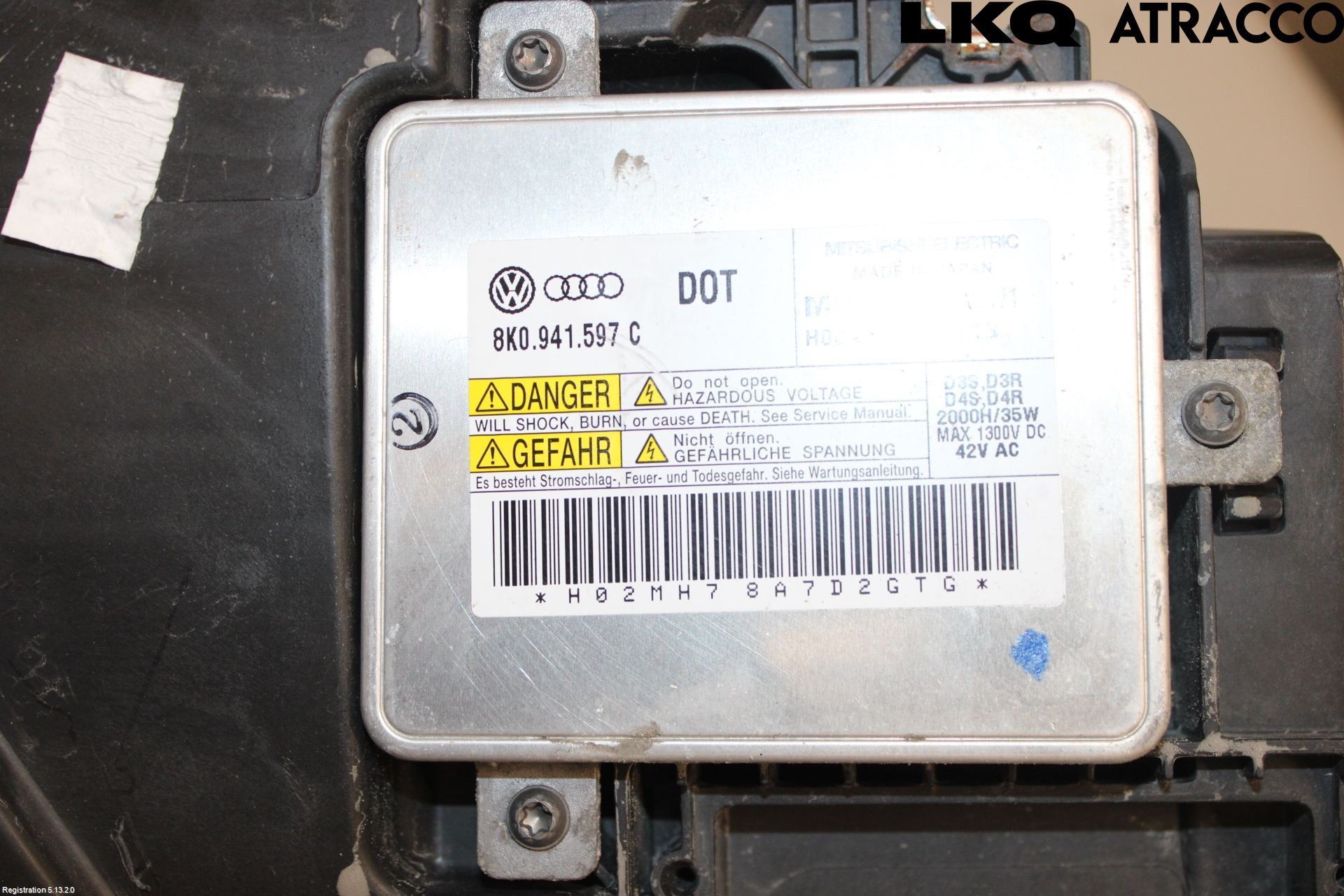 Audi A5 07-16 Frontlykt Høyre