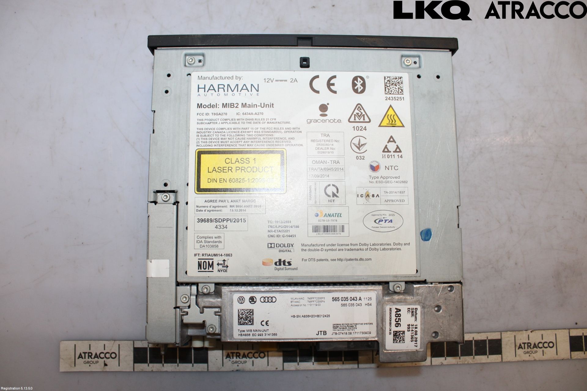 Skoda SUPERB 09-15 Stereo Radio Med Cd