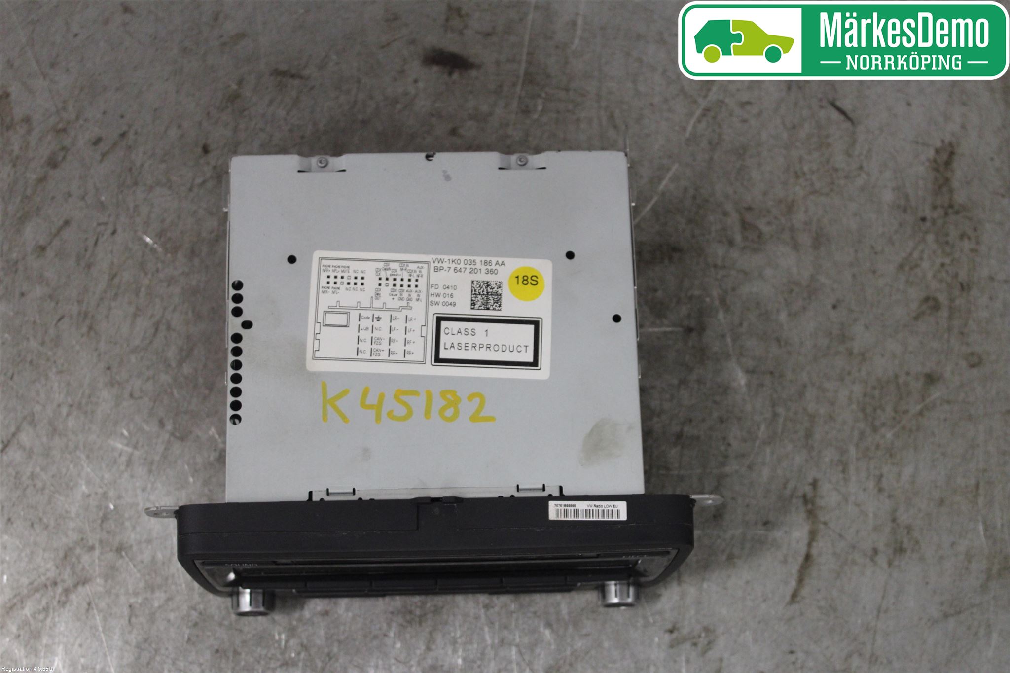 Volkswagen VW PASSAT 05-11 Stereo Radio Med Cd