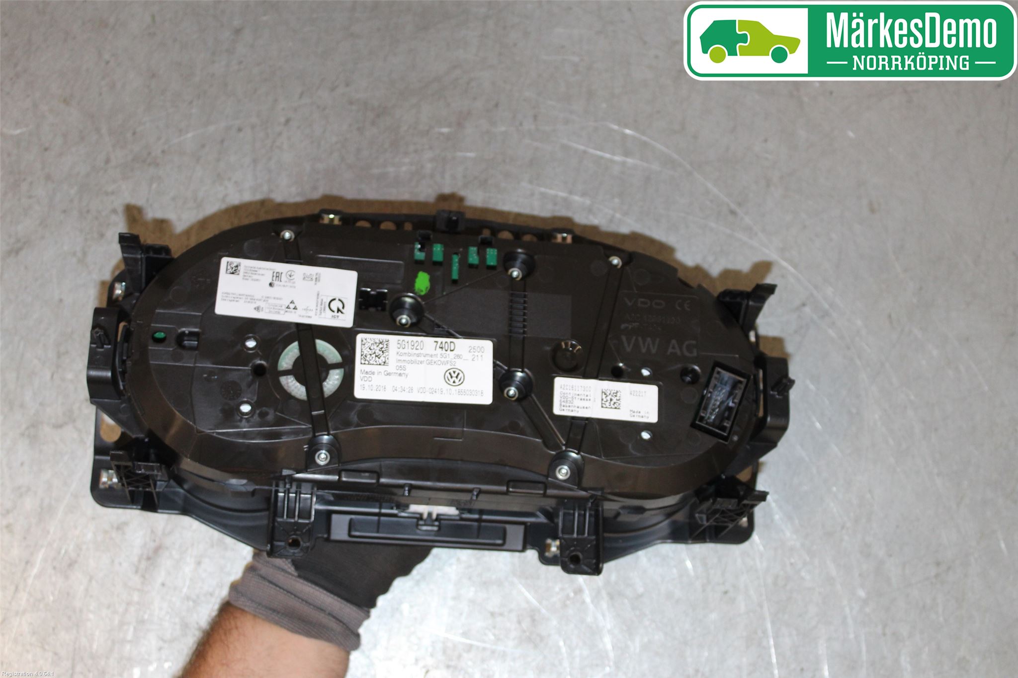 Volkswagen VW GOLF / E-GOLF VII 13-20 Instr Kombinert