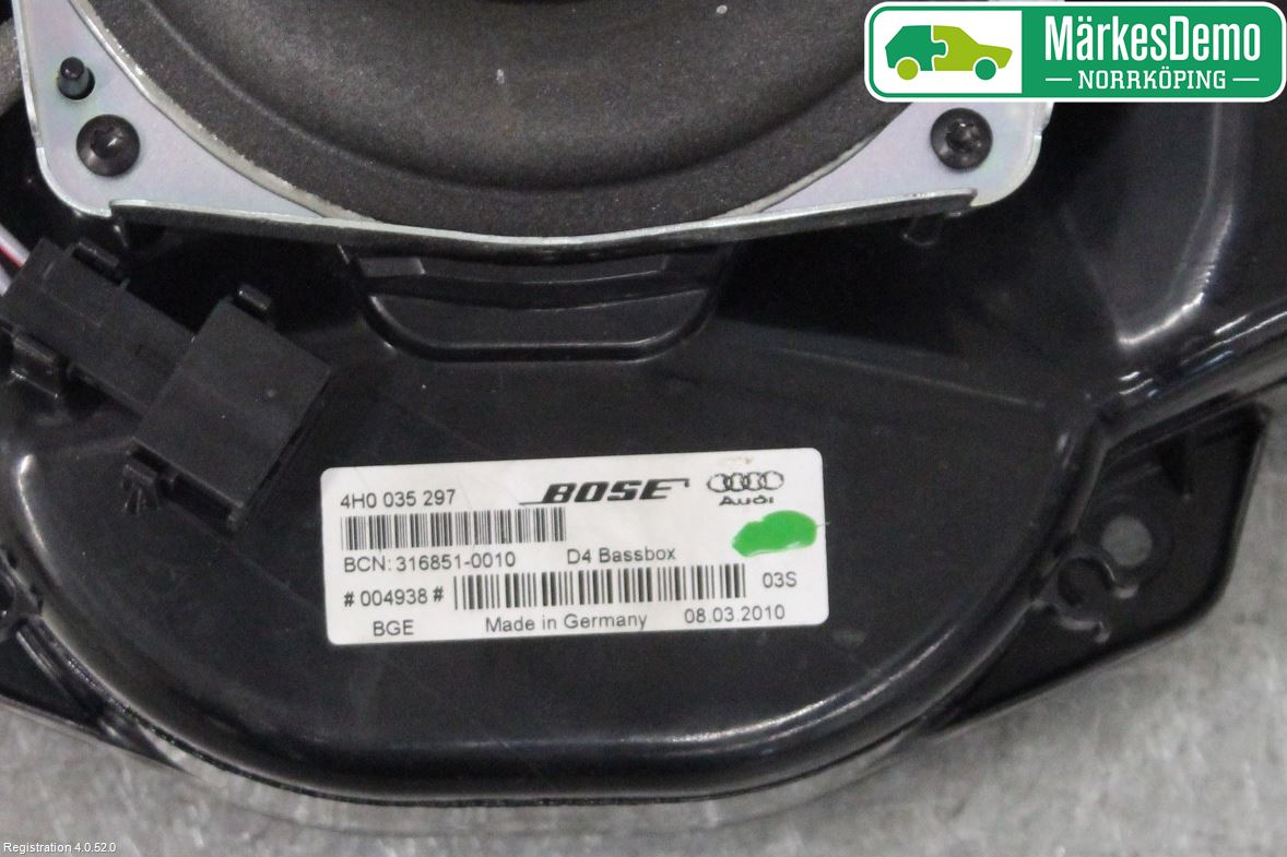 Audi A8/S8 4H 10-17 Innr Høyttaler