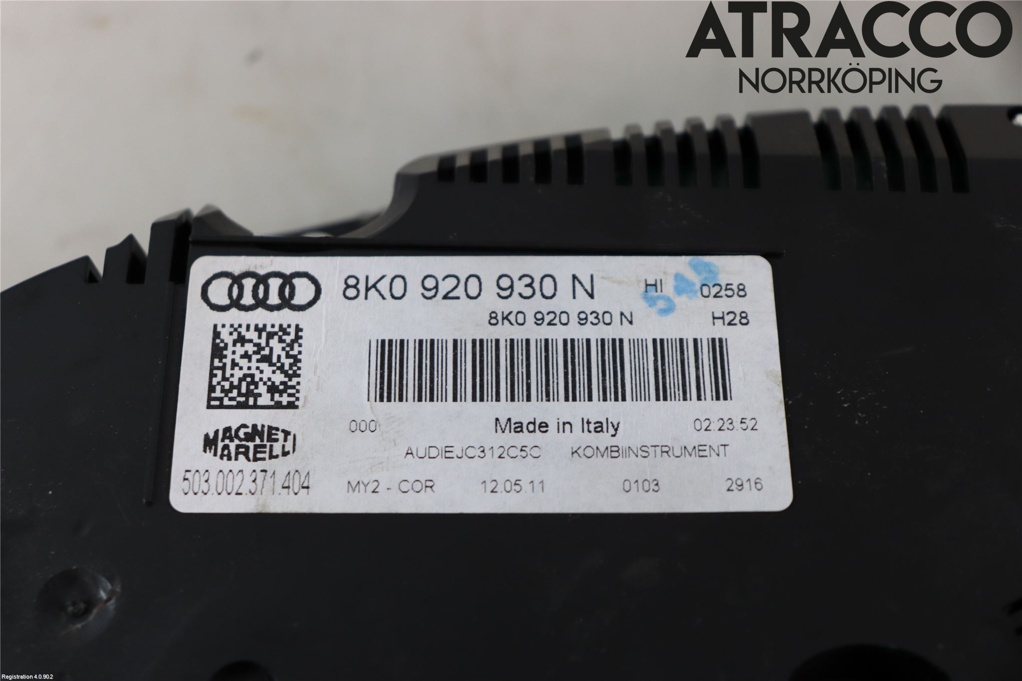 Audi A4/S4 08-11 Instr Kombinert