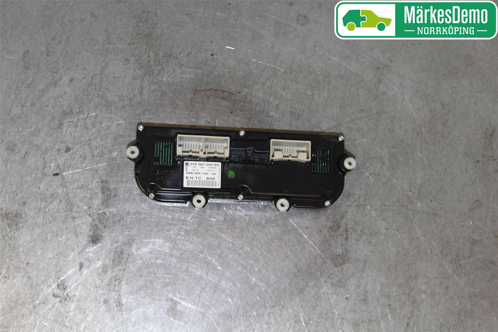 Skoda OCTAVIA (1Z) 05-13 Varmeapparat Panel(Regulering)