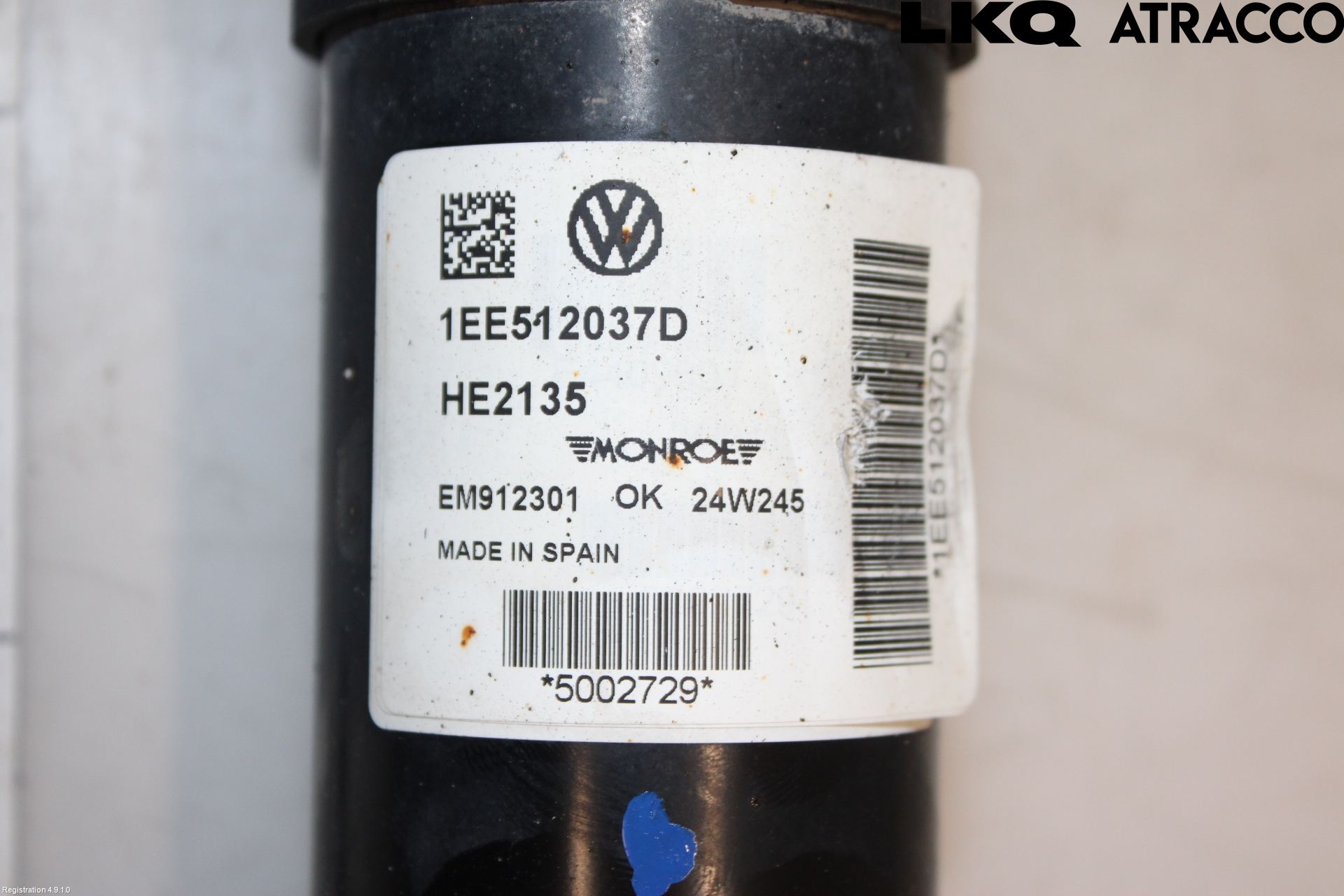 Volkswagen VW ID.7/TOURER 24- Støtdemper Bak