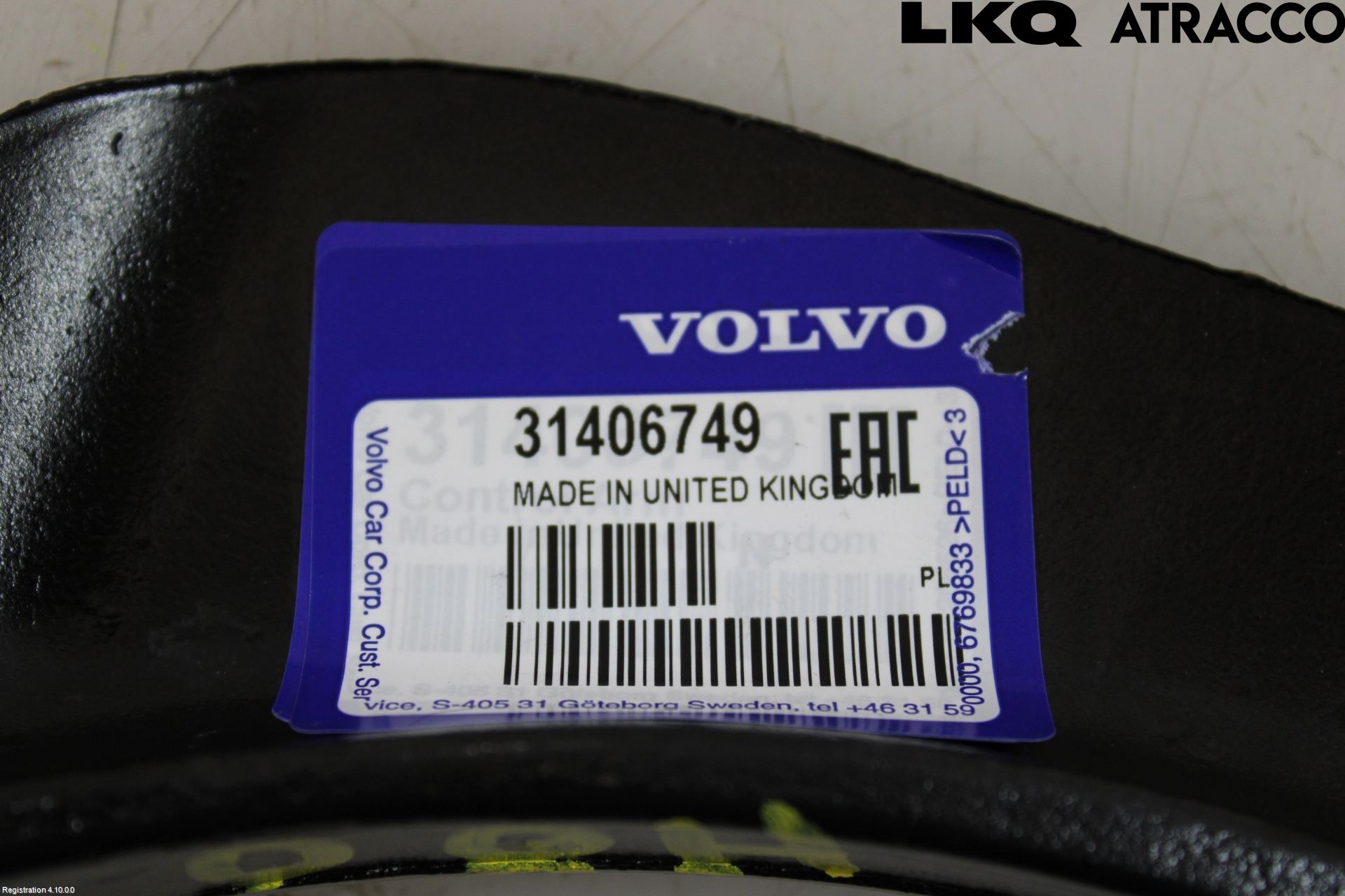 Volvo XC70 08-13 Bærearm Bak Høyre Øvre