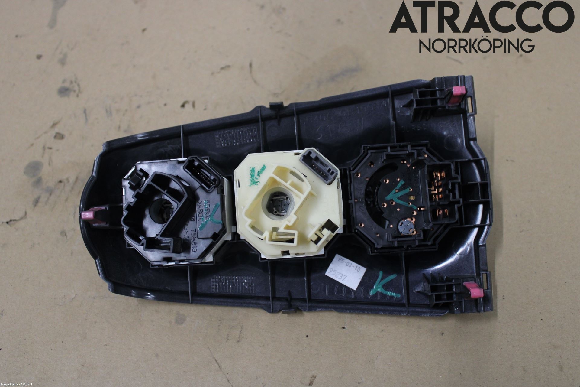 Toyota YARIS XP90 06-11 Varmeapparat Panel(Regulering)