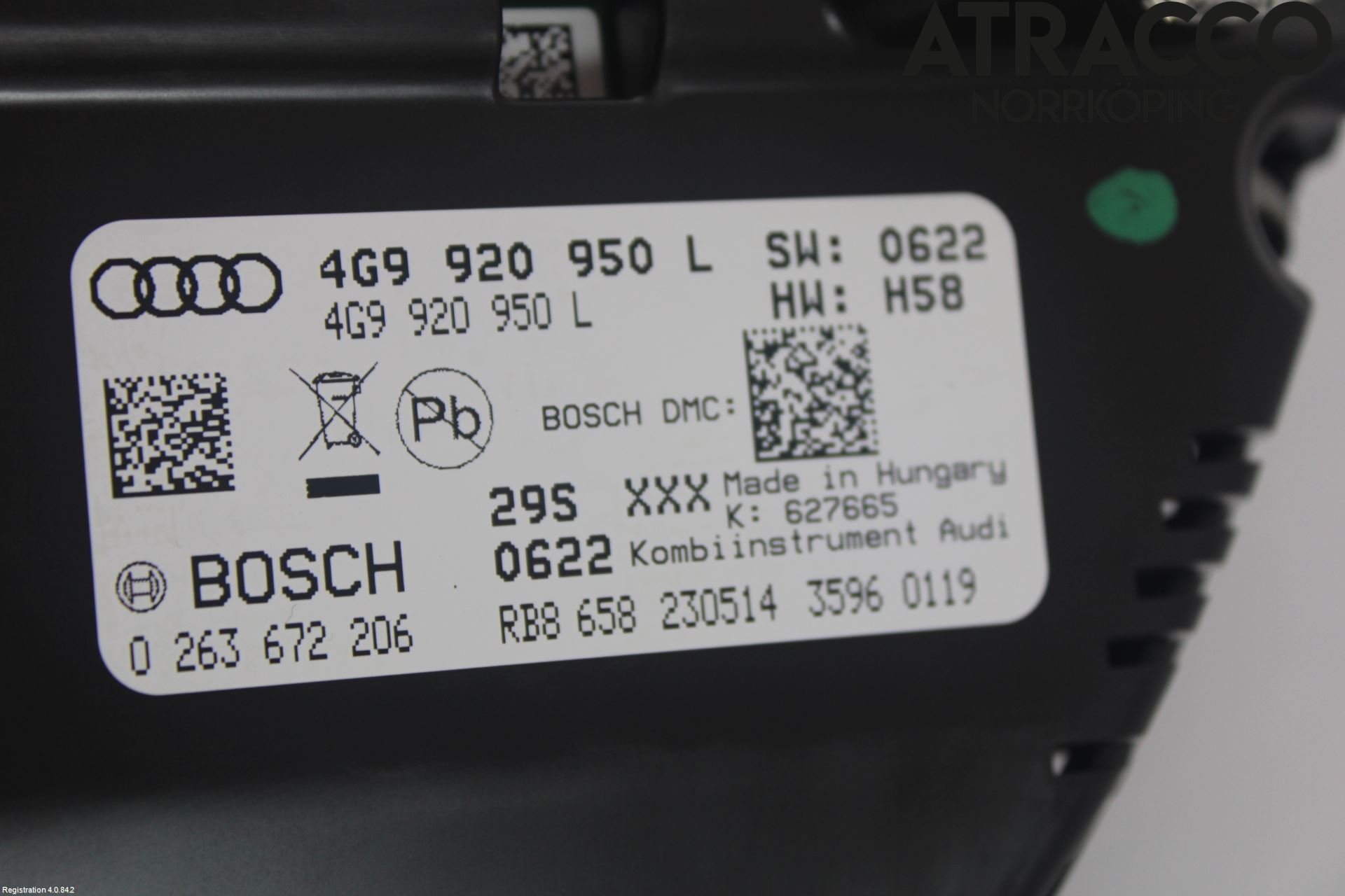 Audi A6 ALLROAD 12-18 Instr Kombinert