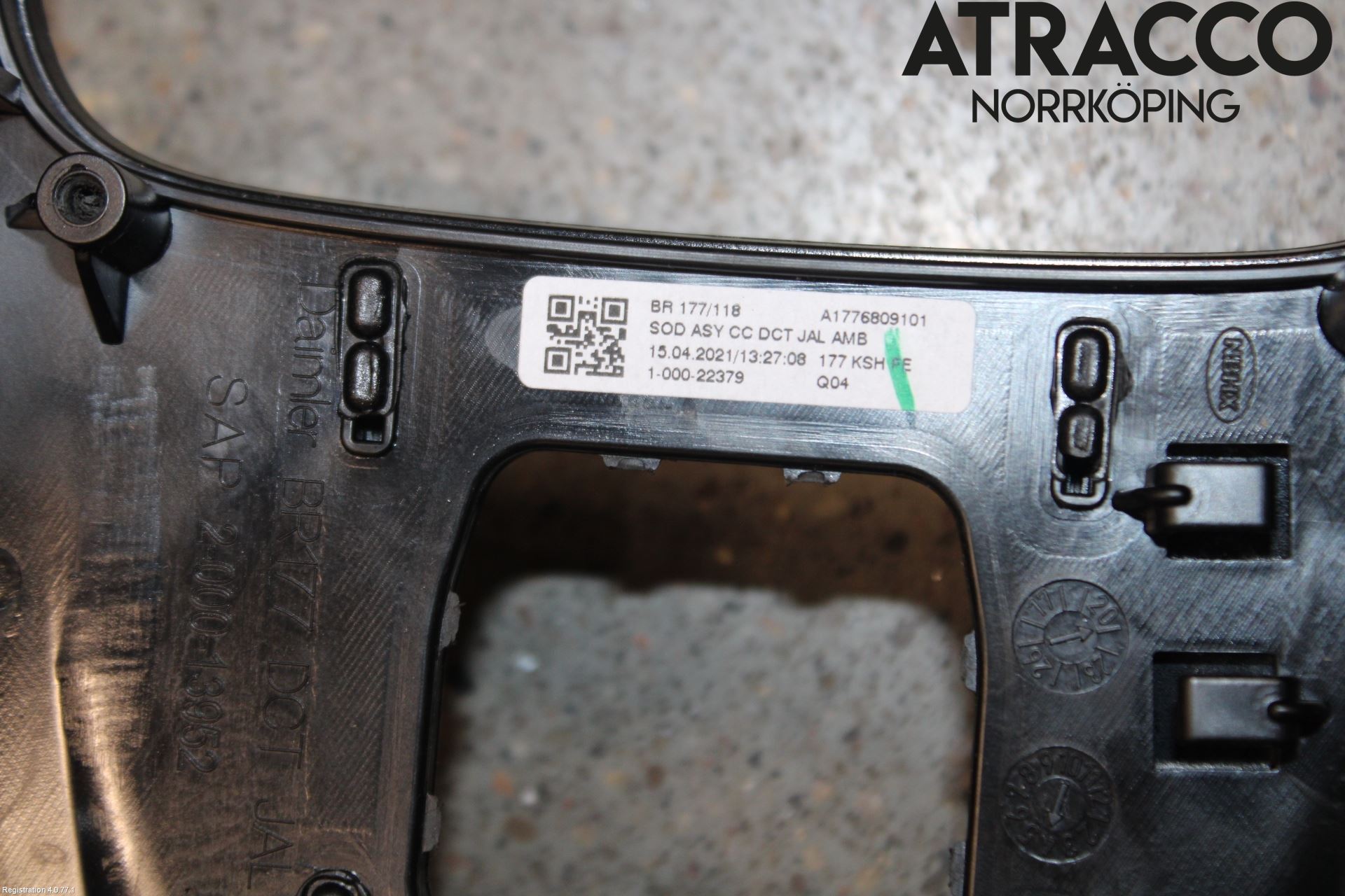 Mercedes-Benz MB CLA-KLASS (C118/X118) 19- Instrumentkonsoll Midt
