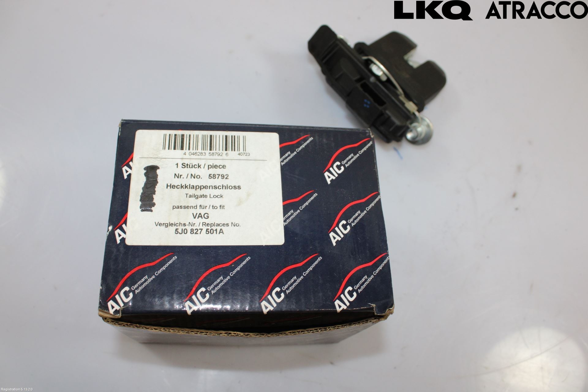 Skoda FABIA 07-14 Bakluke-Lokk Låsekasse