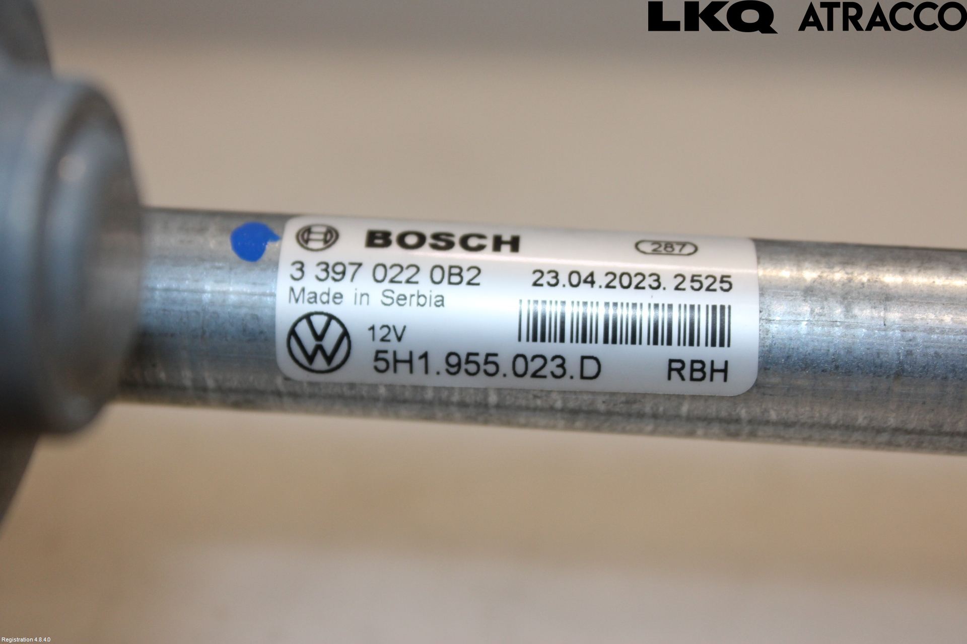 Volkswagen VW GOLF / E-GOLF VIII 20- Viskeroverføring Frontrute