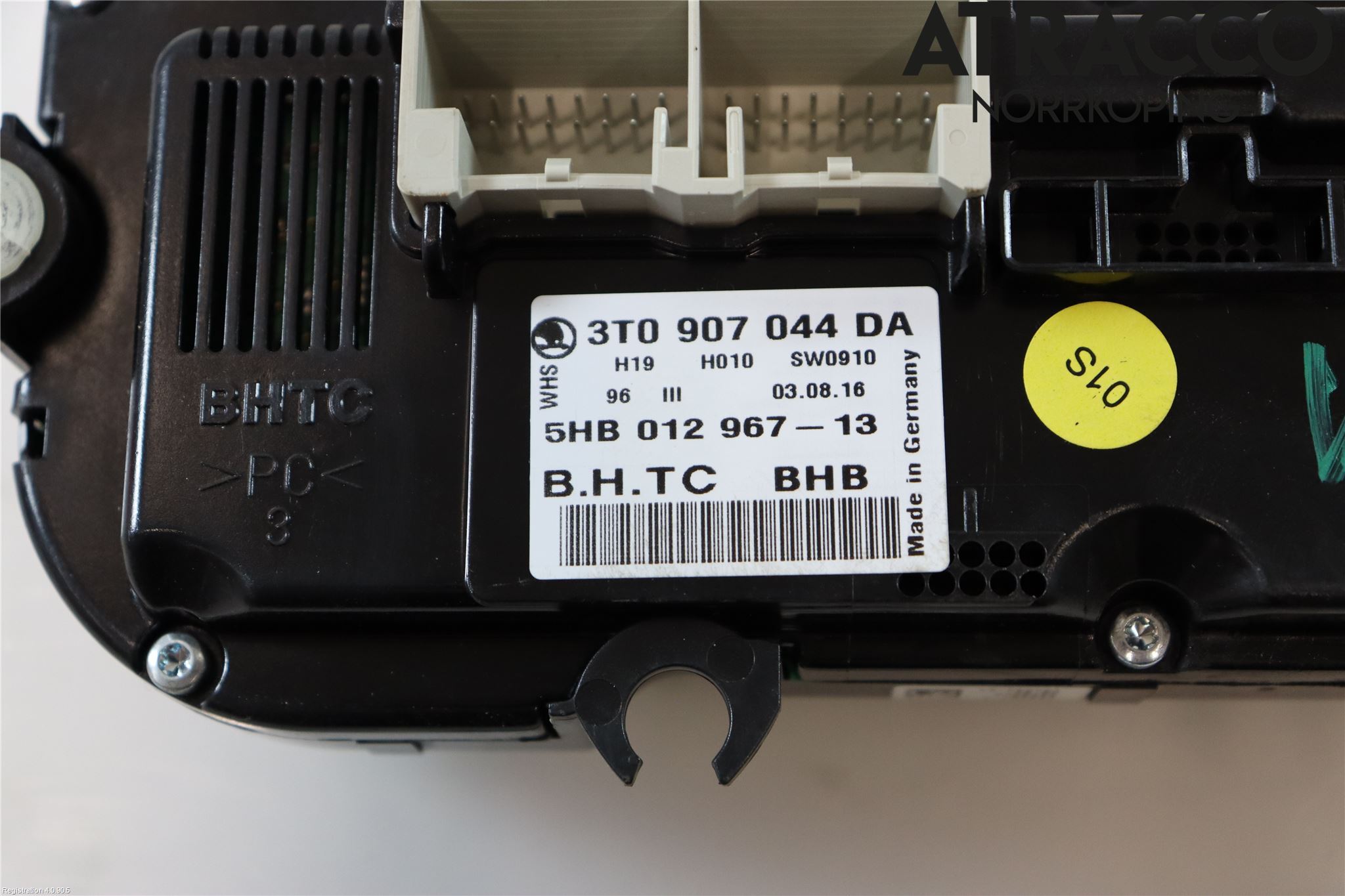 Skoda YETI Varmeapparat Panel(Regulering)