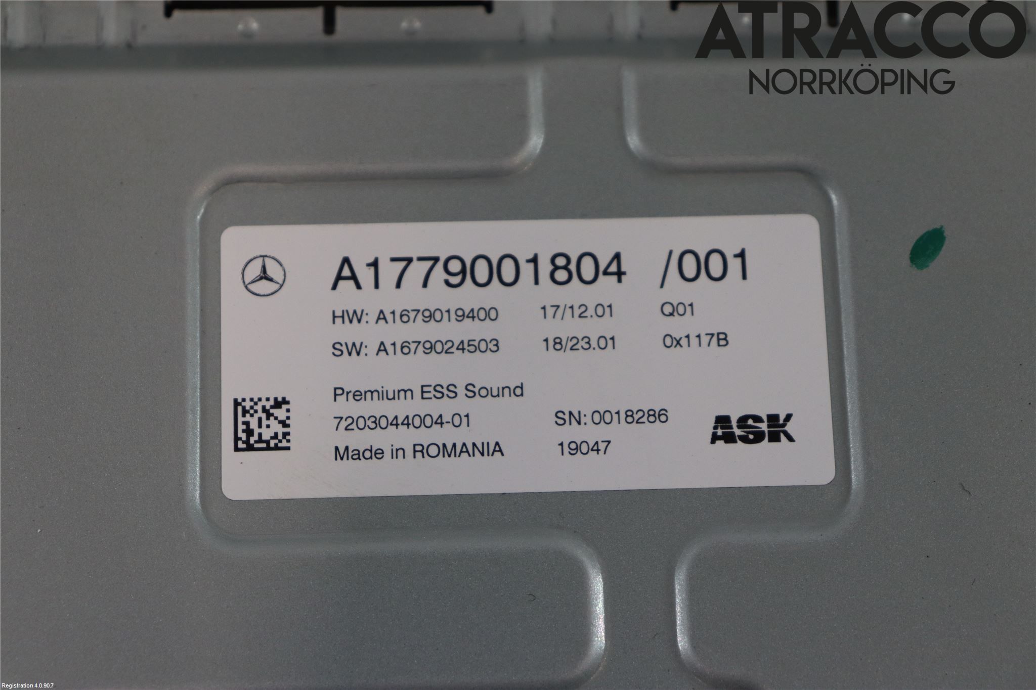 Mercedes-Benz MB A-KLASS (W177) 18- Stereo Forsterker