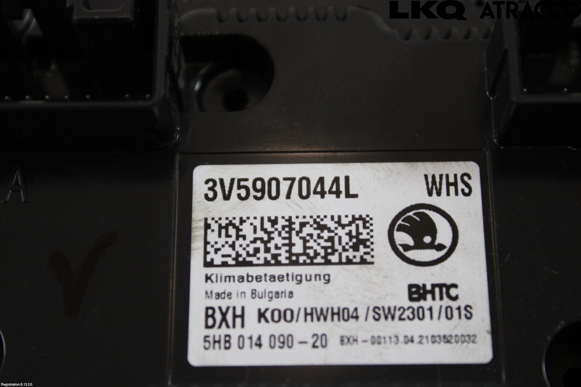 Skoda SUPERB 16-24 Varmeapparat Panel(Regulering)