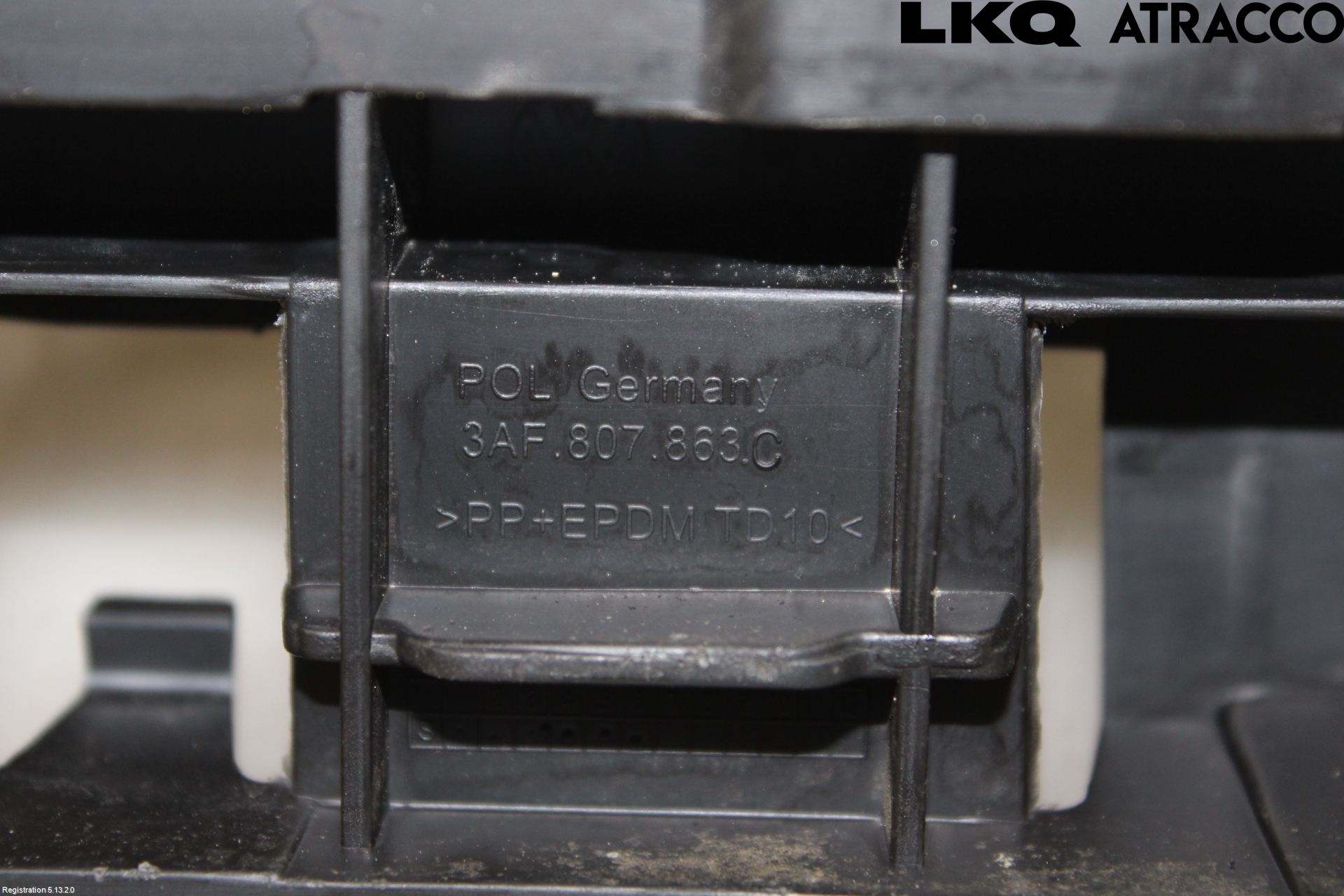 Volkswagen VW PASSAT 11-14 Støtfanger Bak Deform Element