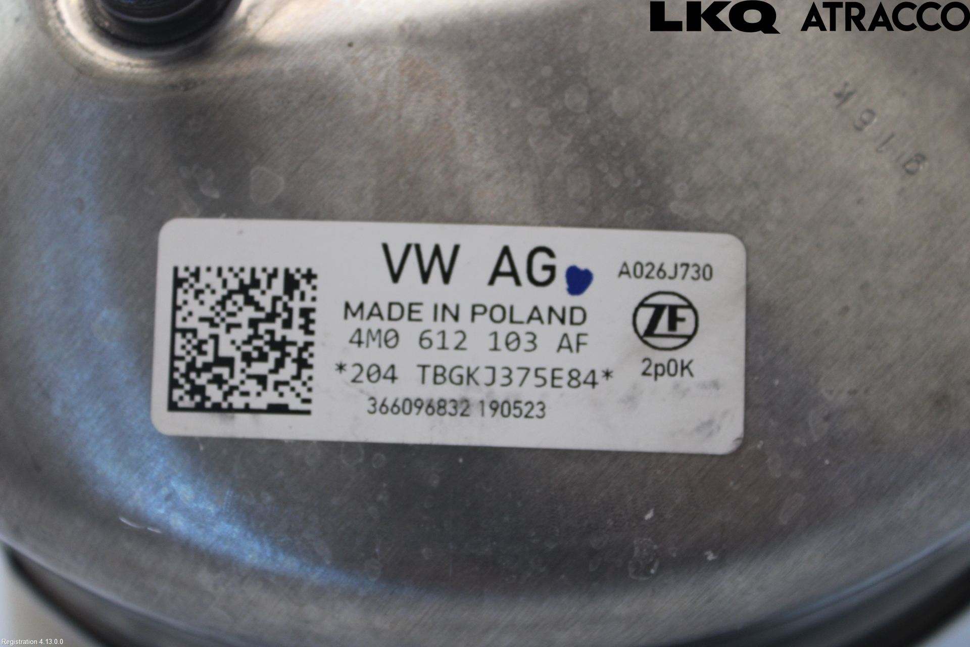 Volkswagen VW TOUAREG CR 18- Bremseservo