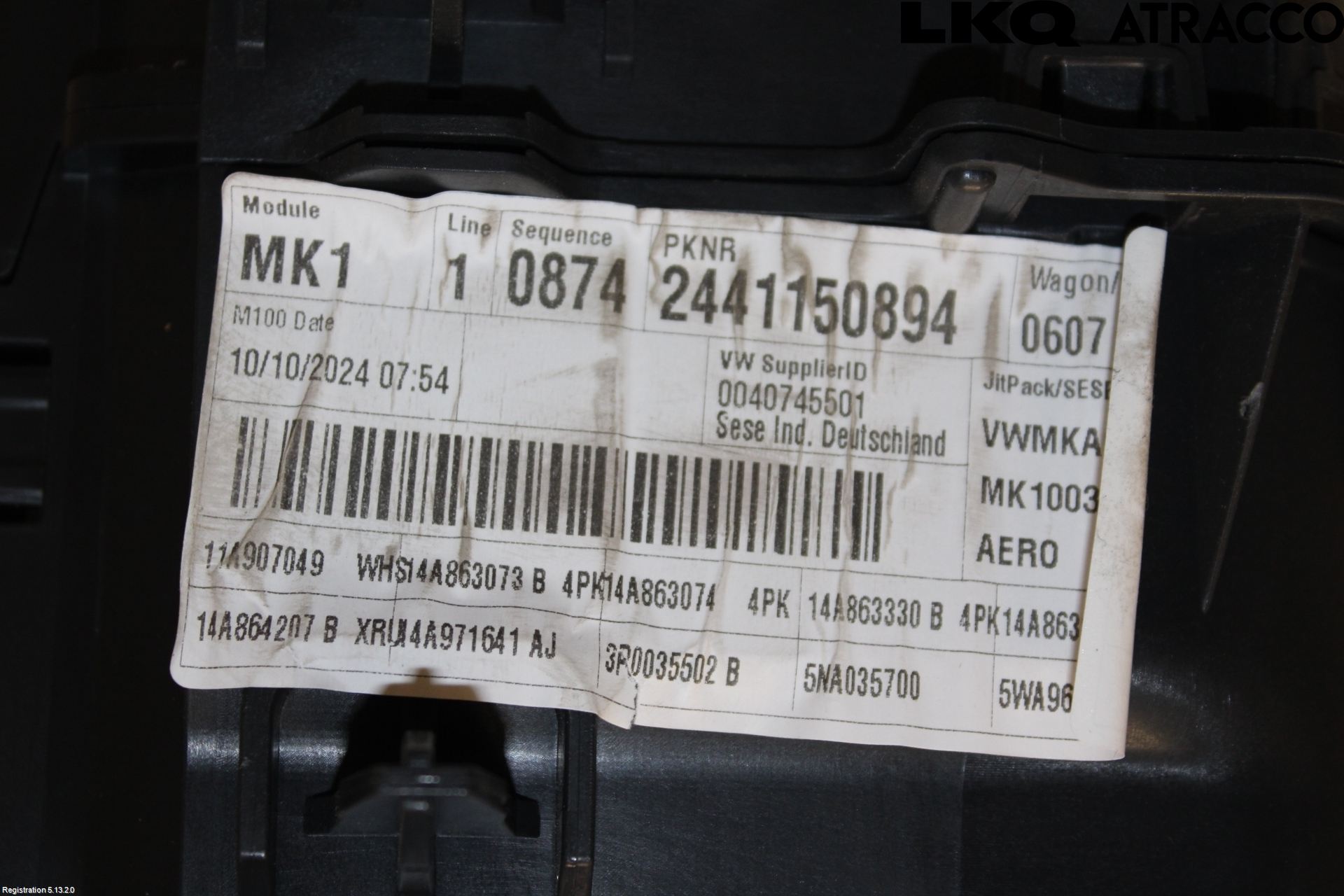 Volkswagen VW ID.7/TOURER 24- Innr Konsoll-Lomme