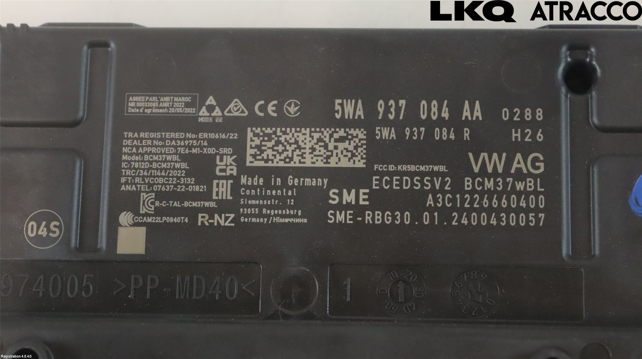 Volkswagen VW PASSAT 24- Styreenhet Klima
