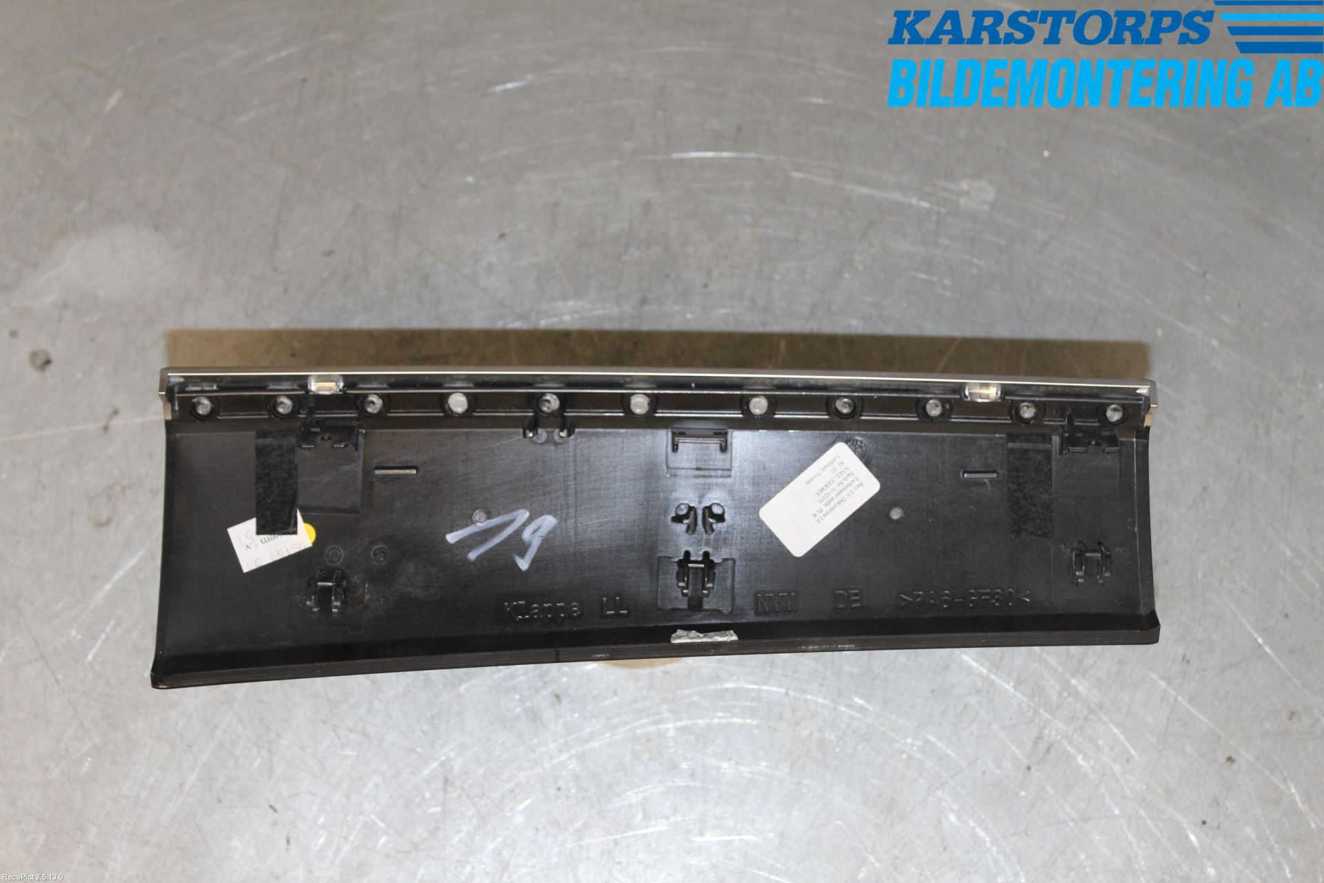 BMW 7 F01/02/03/04 09-15 Innr Dekor Instrbord