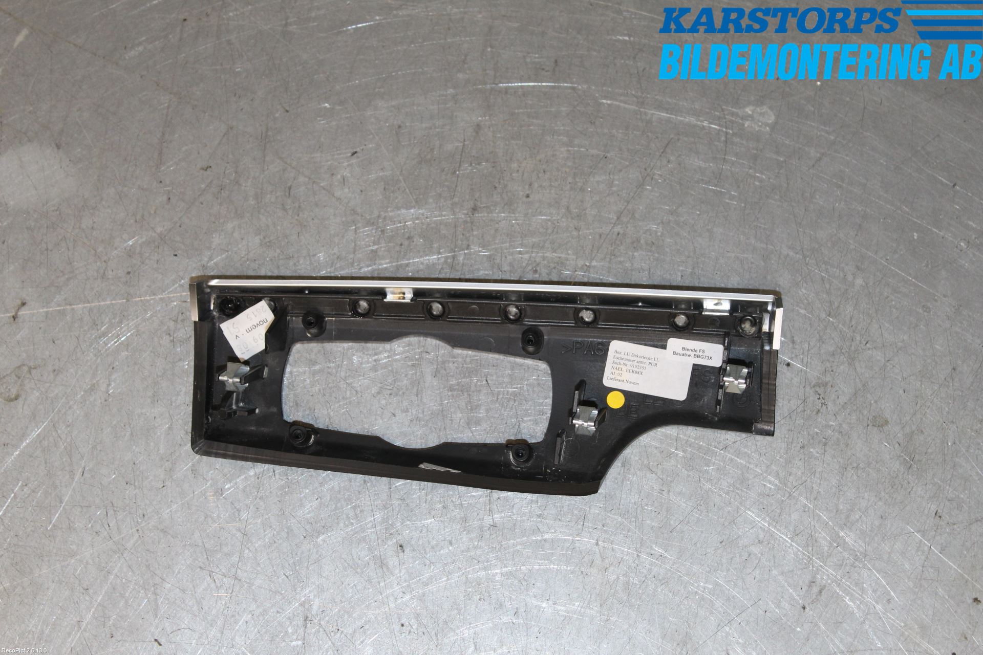 BMW 7 F01/02/03/04 09-15 Innr Dekor Instrbord