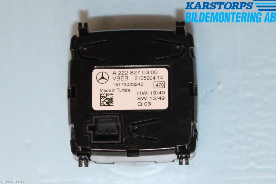 Mercedes-Benz MB C-KLASS (W205) 14-21 Instr Klokke