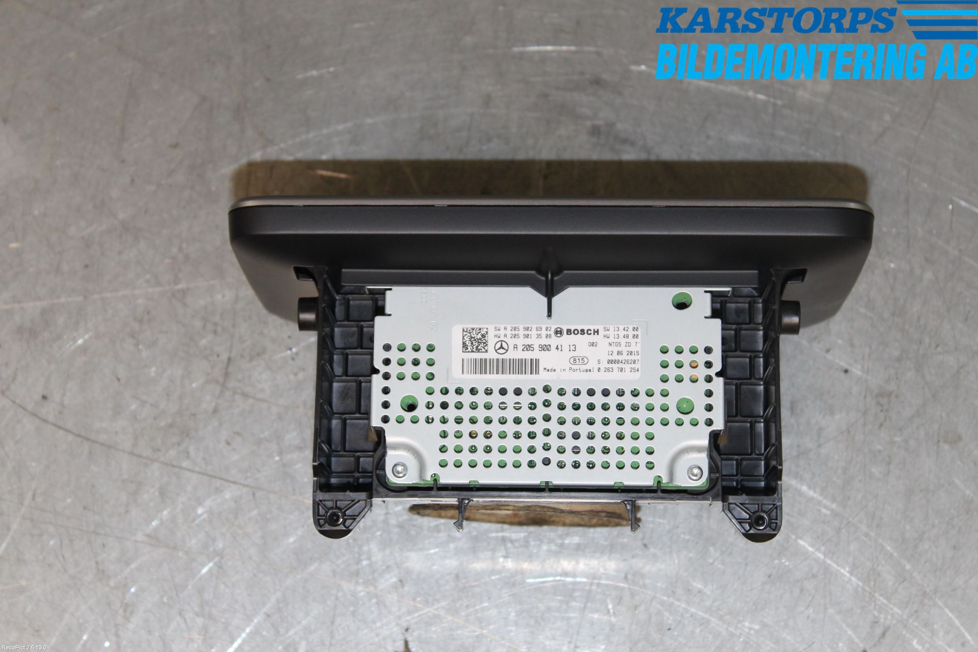 Mercedes-Benz MB C-KLASS (W205) 14-21 Instr Skjerm Dvd-Gps-Ac-Tlf