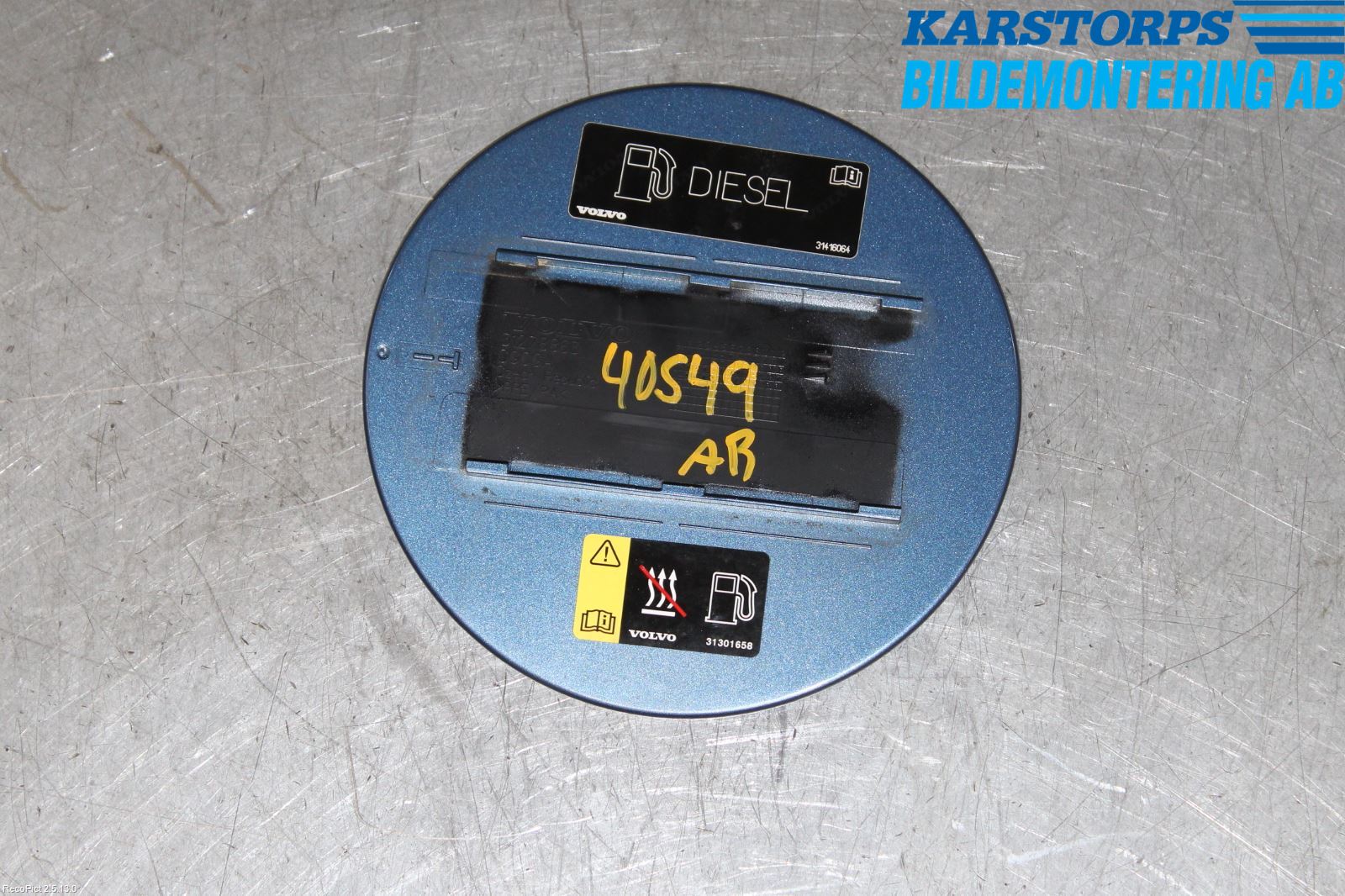Volvo V40 12-19 Drivstoff Tankluke