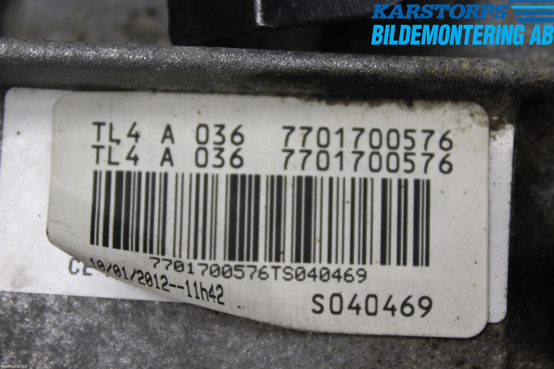 Renault MEGANE III 09-15 Gearkasse 6 Trinn