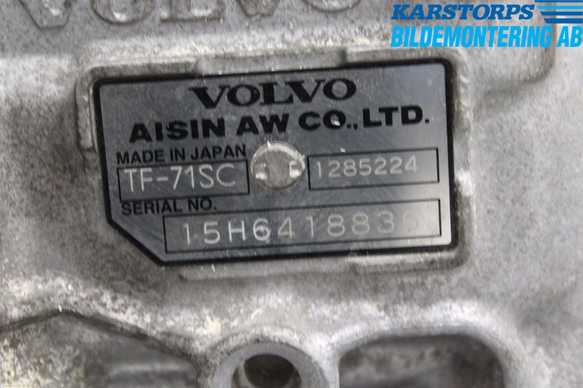 Volvo V40 12-19 Gearkasse Automat