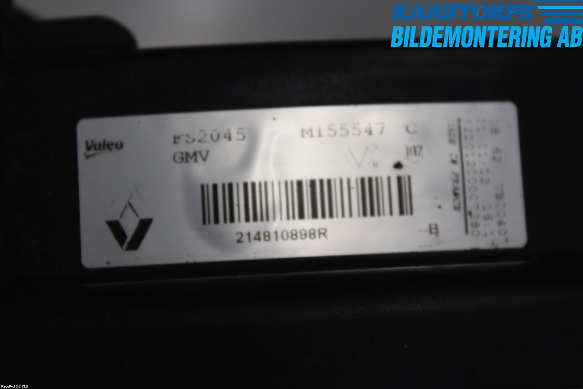 Renault MEGANE III 09-15 Kjølevifte Elektrisk