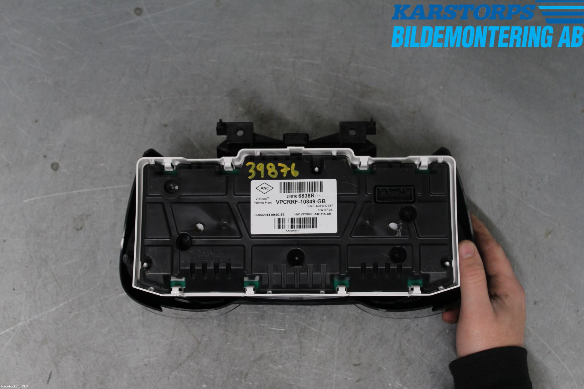 Renault CLIO IV 12-16 Instr Kombinert